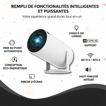 Vidéoprojecteur 4K = 4 Cadeaux Gratuits